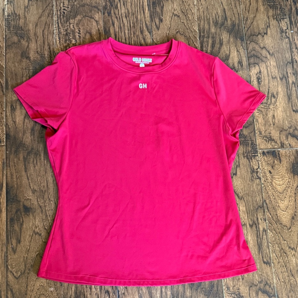 Gold.Hinge GH Red Active Tee, size XL - Picture 3 of 7